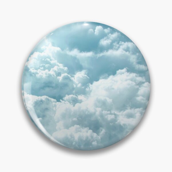 Aperçu de l'œuvre Nuages de fumée pop bleu pastel pâle créée et vendue par Memituss.