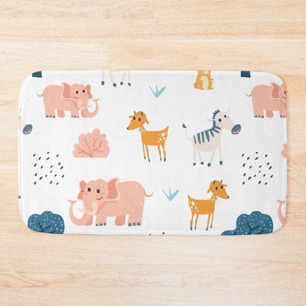Item preview, Funny Cute Baby Bunnies Elephants Giraffes & Zebra Animals Beautiful Pattern Gift designed and sold by Skynix.