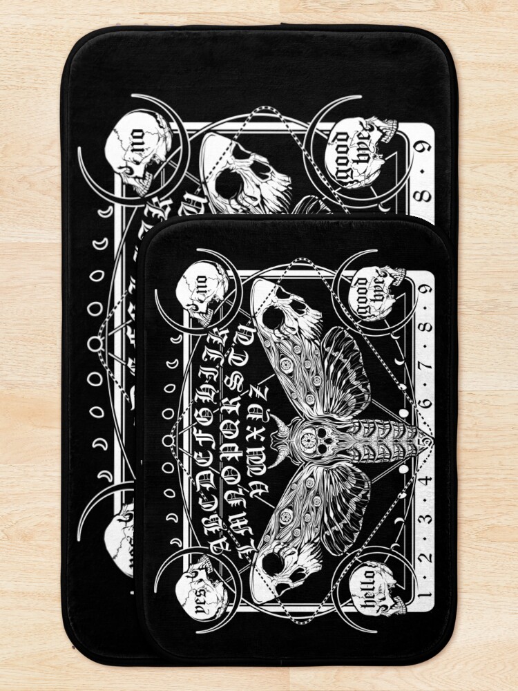 Alternate view of Death Moth Spirit Board Bath Mat