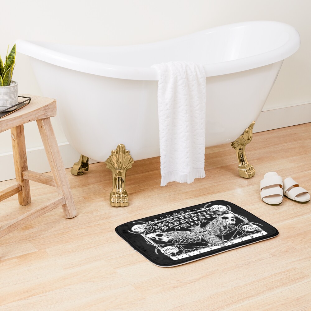 Death Moth Spirit Board Bath Mat