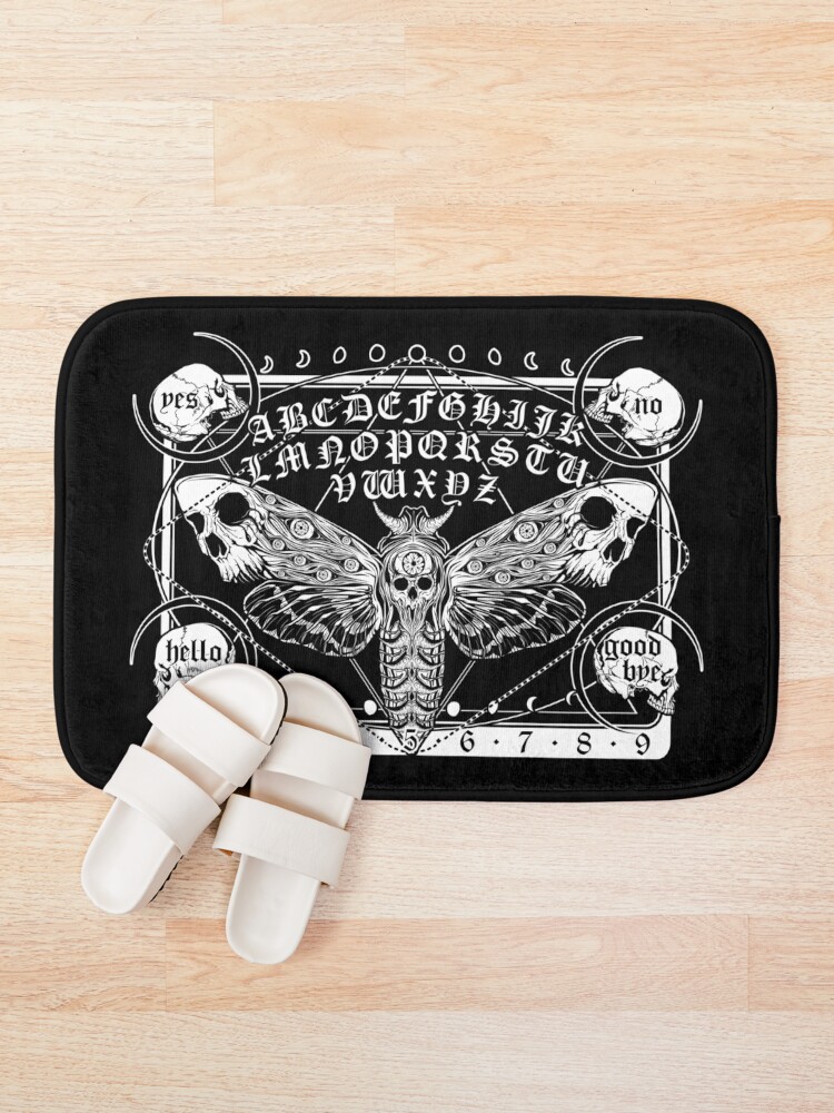 Alternate view of Death Moth Spirit Board Bath Mat