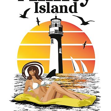Jaws - Amity Island Blk Variant Kids T-Shirt for Sale by Candywrap Studio®