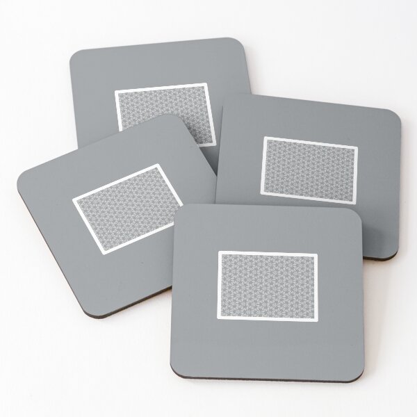 Item preview, Cool,elegant white pattern on a sophisticated gray background for a designer look designed and sold by PetaJaneHome.