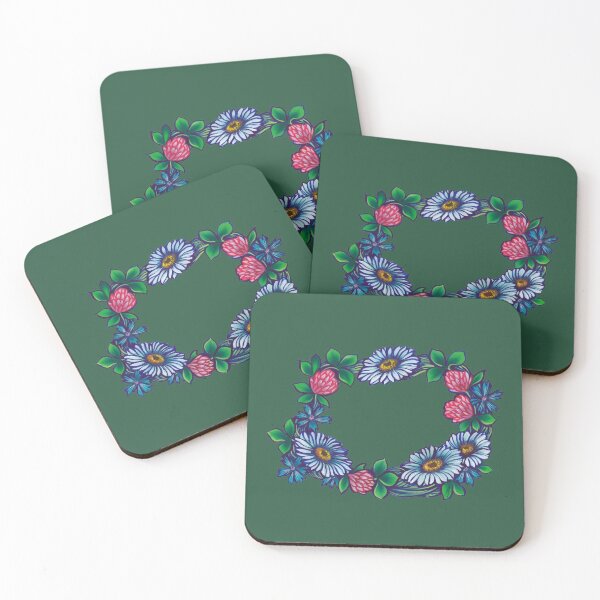 Item preview, Chamomile, cornflowers and clover designed and sold by irishkalia.