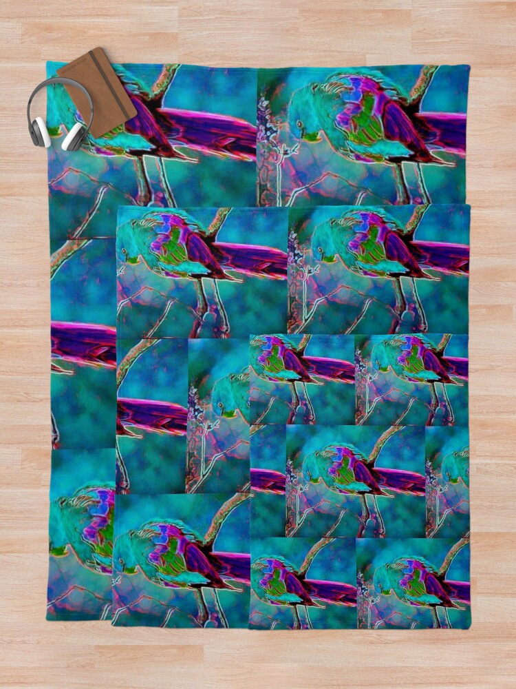 Alternate view of SHOWING MY COLORS Throw Blanket
