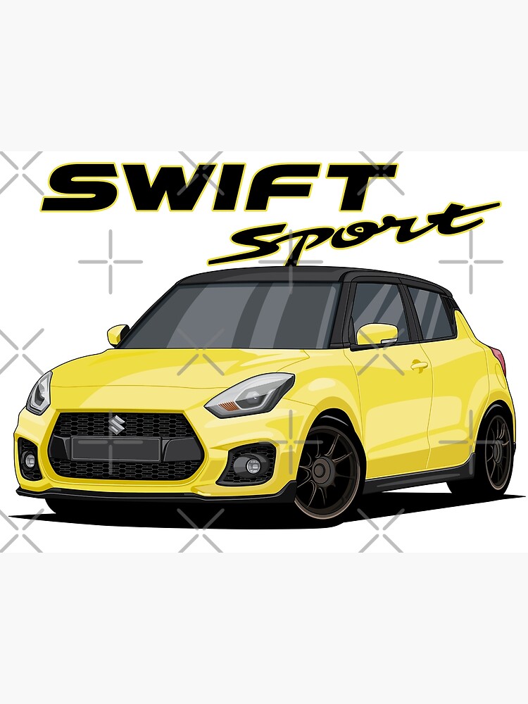 Impression photo for Sale avec l'œuvre « Suzuki Swift Sport » de l