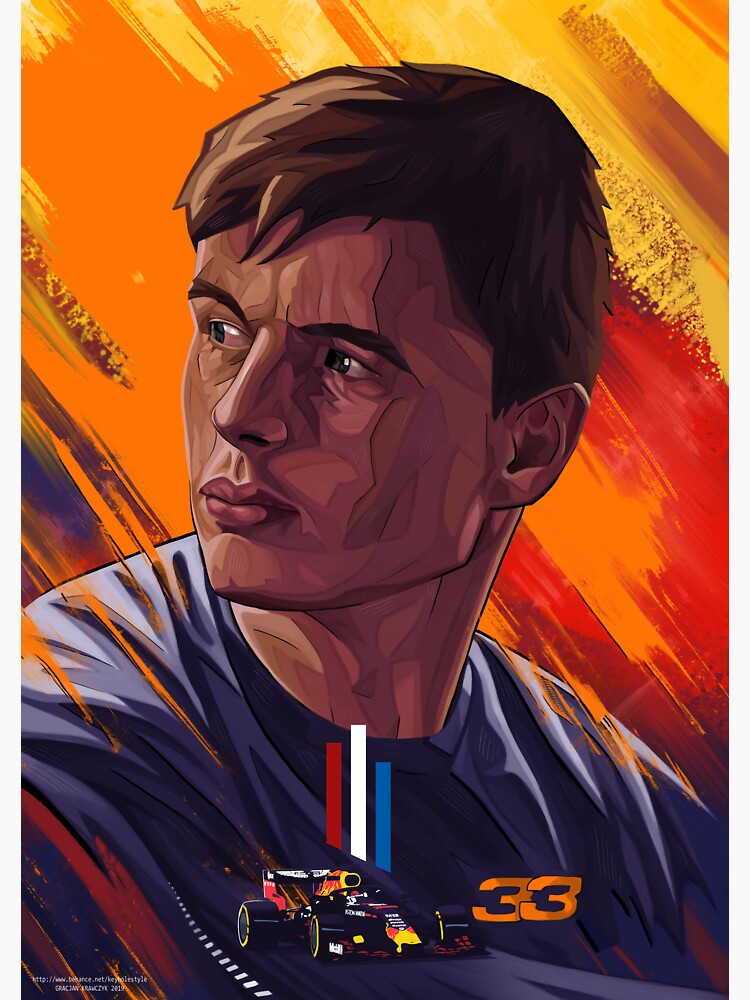 "Max Verstappen - Formel 1" Sticker von blagoj4esil ...