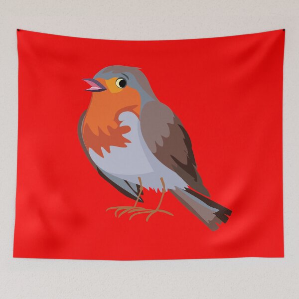 Item preview, robin bird sings merrily designed and sold by duxpavlic.