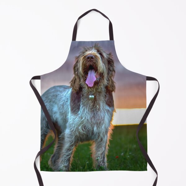 Item preview, Brown Roan Italian Spinone Sunset designed and sold by FOLK ART FUSION by heidiannemorris.