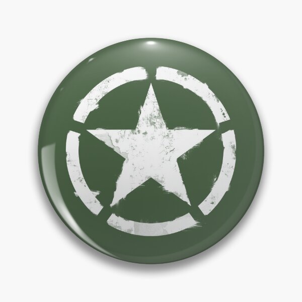 Item preview, US Army WW2 white start emblem designed and sold by BetterDIY.