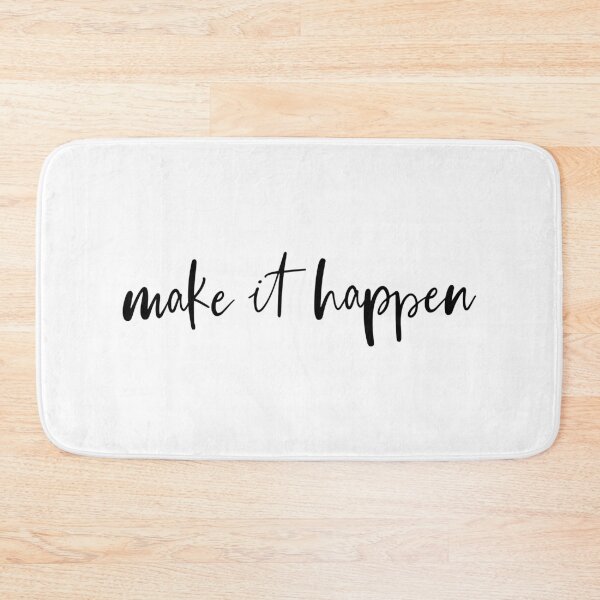 Item preview, Make It Happen Quote designed and sold by maniacfitness.