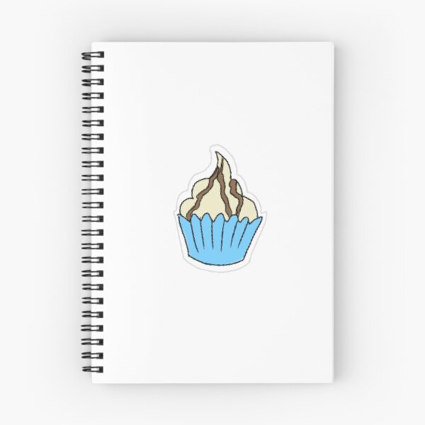 Item preview, Blue vanilla cupcake design  designed and sold by amymcn5.