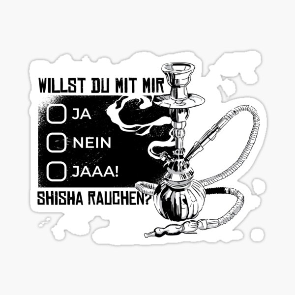 Artikel-Vorschau von Willst du mit mir Shisha rauchen? Wasserpfeifen Hookah Fan, designt und verkauft von lsvds.