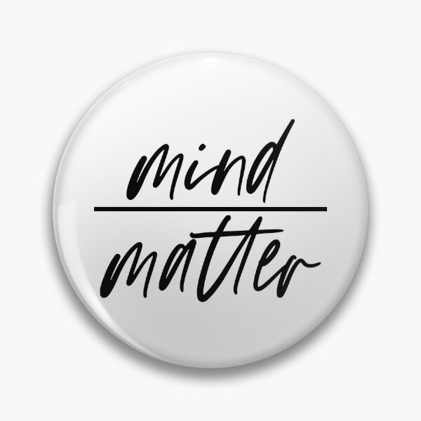 Item preview, Mind Over Matter Motivational Gym Quote designed and sold by maniacfitness.