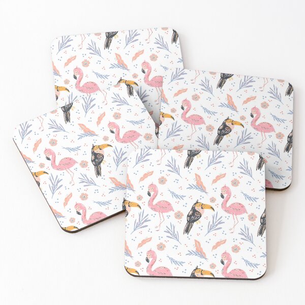 Artikelvorschau, Tropischer Tukan Flamingo entworfen und verkauft von ToniaKroeger.