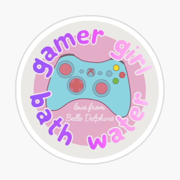 Belle.Delphine Gamer Mädchen Badewasser (Regenbogen rosa Sticker