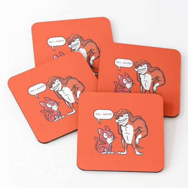 Item preview, Dog and cat cartoon designed and sold by DerSenat.