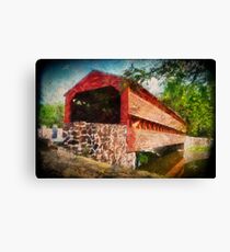 The Kissing Bridge Canvas Print