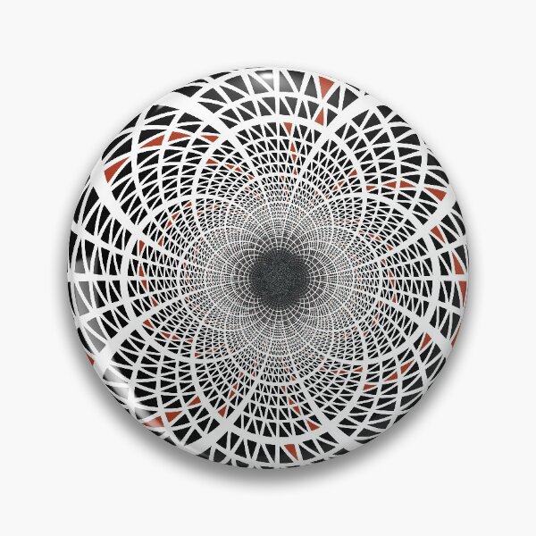 Item preview, Black and White Geometric Mandala designed and sold by JulieInspired.
