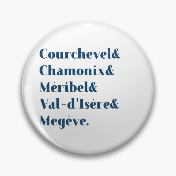 Item preview, Luxury French ski resorts designed and sold by peggieprints.