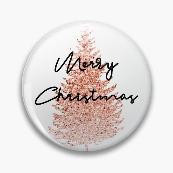 Item preview, Merry Christmas en rose gold designed and sold by peggieprints.