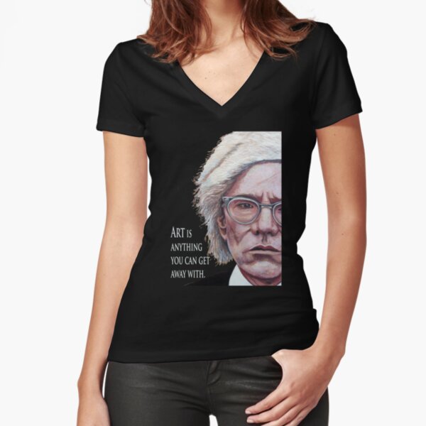 Mr. Warhol Fitted V-Neck T-Shirt