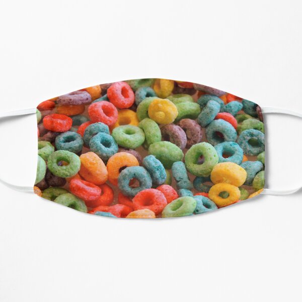 breakfast loops Flat Mask