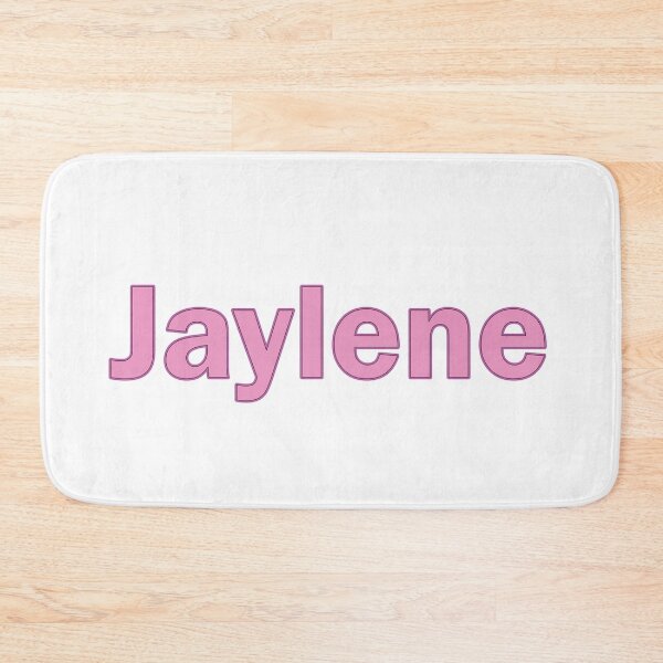 Item preview, Jaylene name pink lettering text designed and sold by PrettyDesserted.