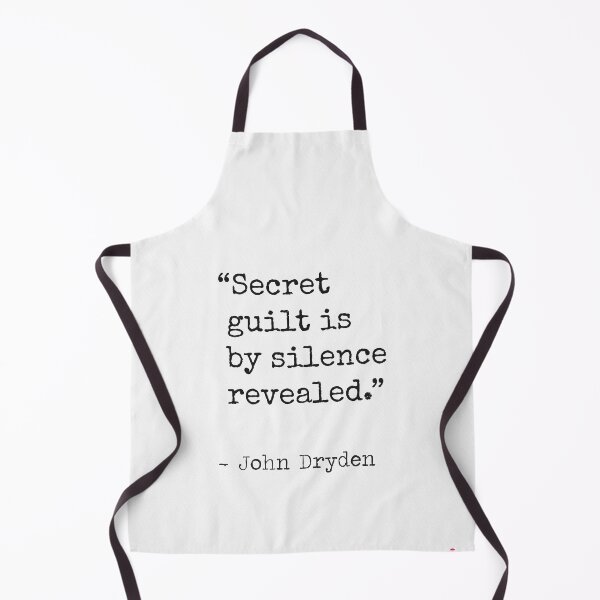 Item preview, "Secret guilt is by silence revealed." designed and sold by Ariana Mila -  Awesome quotes.