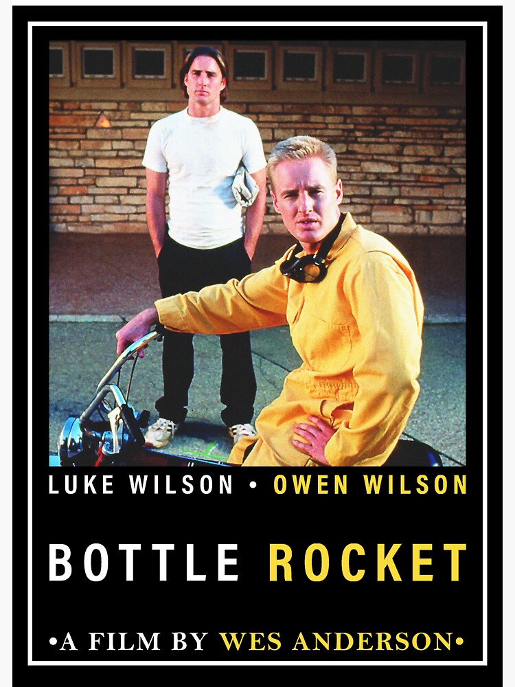 "Bottle Rocket Poster" Sticker by ShiiinkySenwa | Redbubble