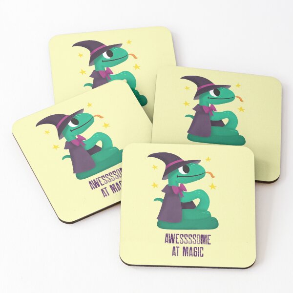 Item preview, Awesome At Magic - Magical Wizard / Witch Snake Yellow designed and sold by kbircham.