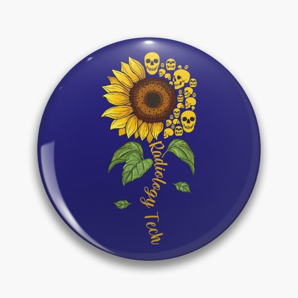 Artikelvorschau, Radiologietechniker Sonnenblumenschädel entworfen und verkauft von GriffsGraphix.