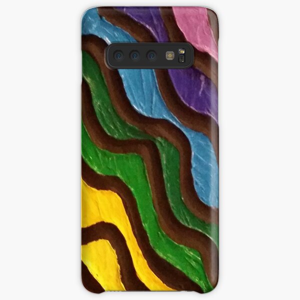 Rainbow Waves 2 Painting Samsung Galaxy Snap Case