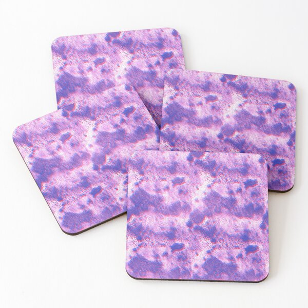 Item preview, Trippy Risograph Screenprint Purple Blue designed and sold by mollyfergart.