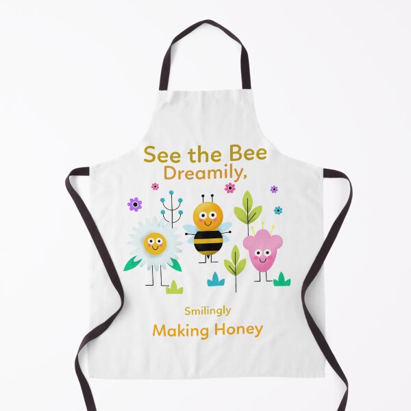 Item preview, See the bee? Dreamily, smilingly, Making Honey designed and sold by Got-Ya-Bak.