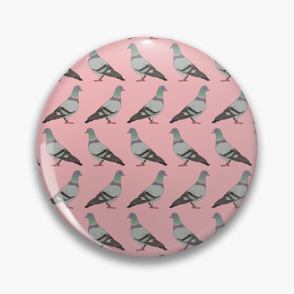 Item preview, pigeon walk 2020, pink background designed and sold by Naty Design Prague.