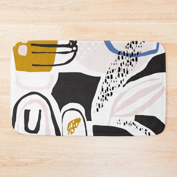 Item preview, You and Me // Abstract Floral Shapes Print designed and sold by fossdesign.