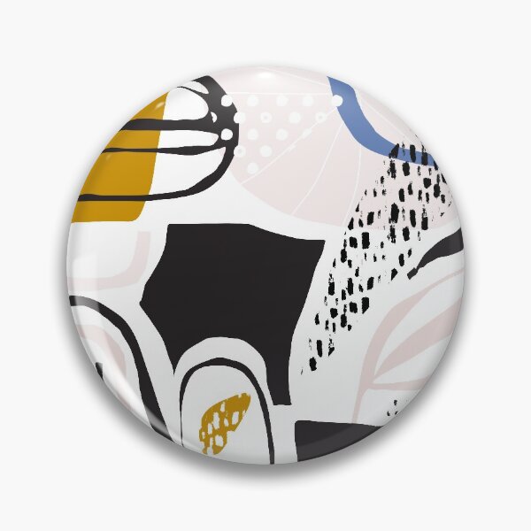 Item preview, You and Me // Abstract Floral Shapes Print designed and sold by fossdesign.