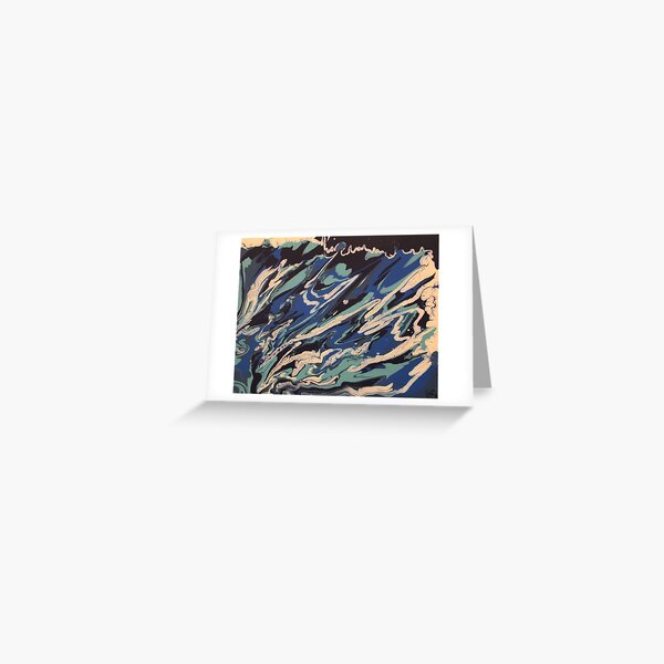 Wishy Washy Painting 2 Greeting Card
