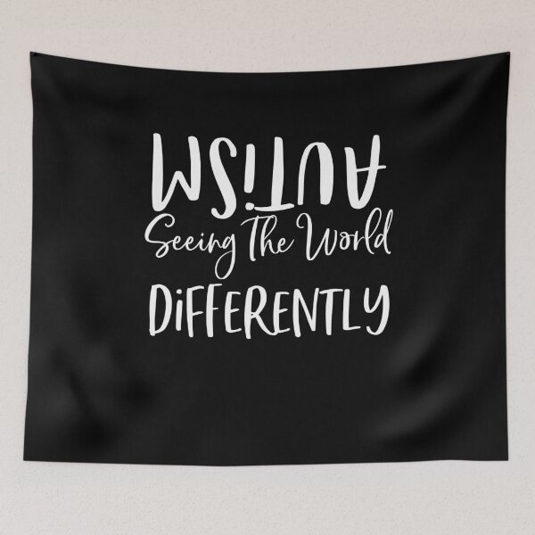 Item preview, Autism Seeing The world Differently Autism Awareness  Novelty Design designed and sold by Akmloza.