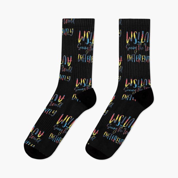 Item preview, Autism Seeing The world Differently Autism Awareness  Novelty Design designed and sold by Akmloza.