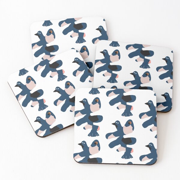 Item preview, Oiseau Blue Bird // Abstract Bird Print designed and sold by fossdesign.