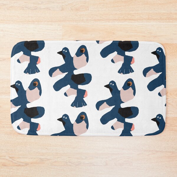 Item preview, Oiseau Blue Bird // Abstract Bird Print designed and sold by fossdesign.