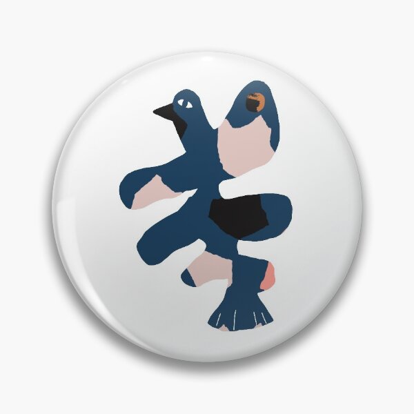 Item preview, Oiseau Blue Bird // Abstract Bird Print designed and sold by fossdesign.