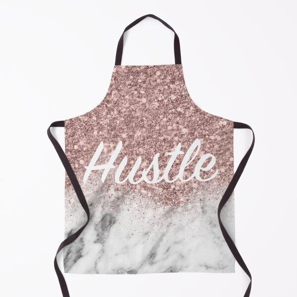 Item preview, Rose gold glitter dust marble - hustle designed and sold by peggieprints.