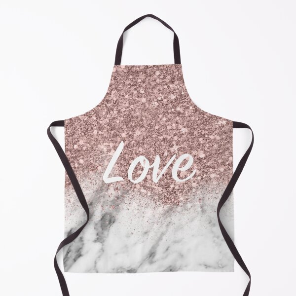 Item preview, Rose gold glitter dust marble - love designed and sold by peggieprints.