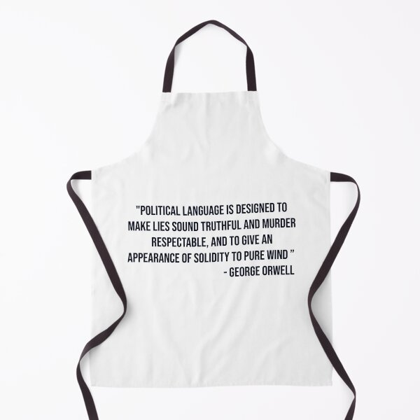 Item preview, George Orwell's quote about politicians designed and sold by WilliamPaterson.