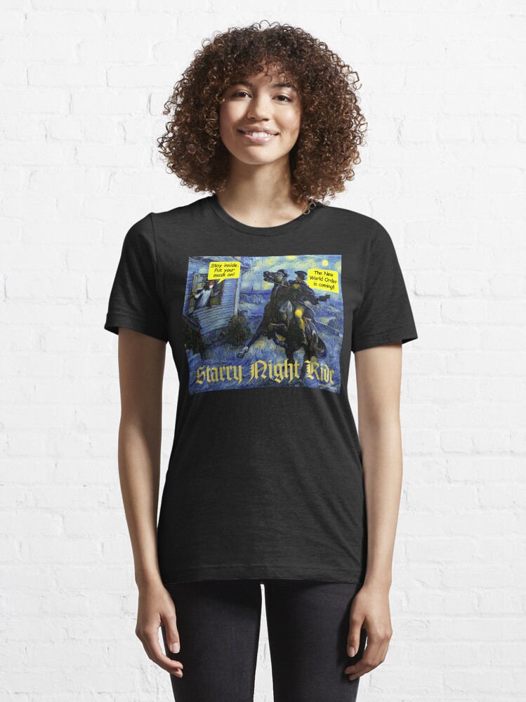 Alternate view of Starry Night Ride Essential T-Shirt