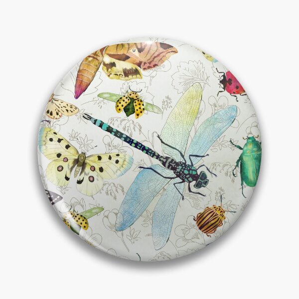 Item preview, Watercolor insects designed and sold by Gaia Marfurt.
