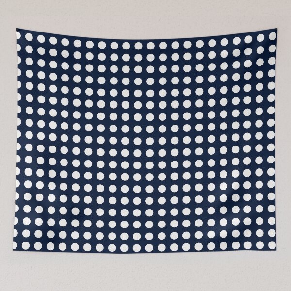 Item preview, Large White and Navy Polka Dots - Classic Print for a Reason. designed and sold by cgroenewald.